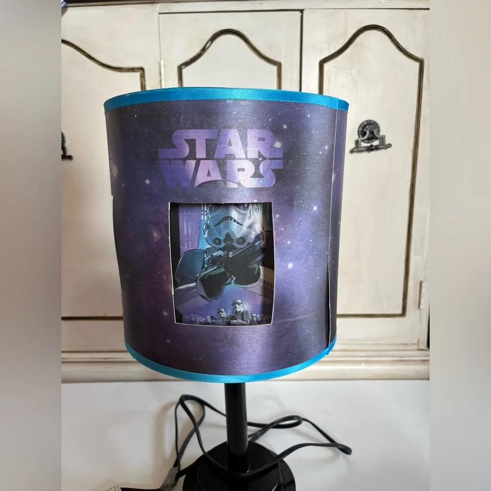 Star Wars Darth Vader, Yoda, Storm Troopers Double Shade Die Cut Table Lamp